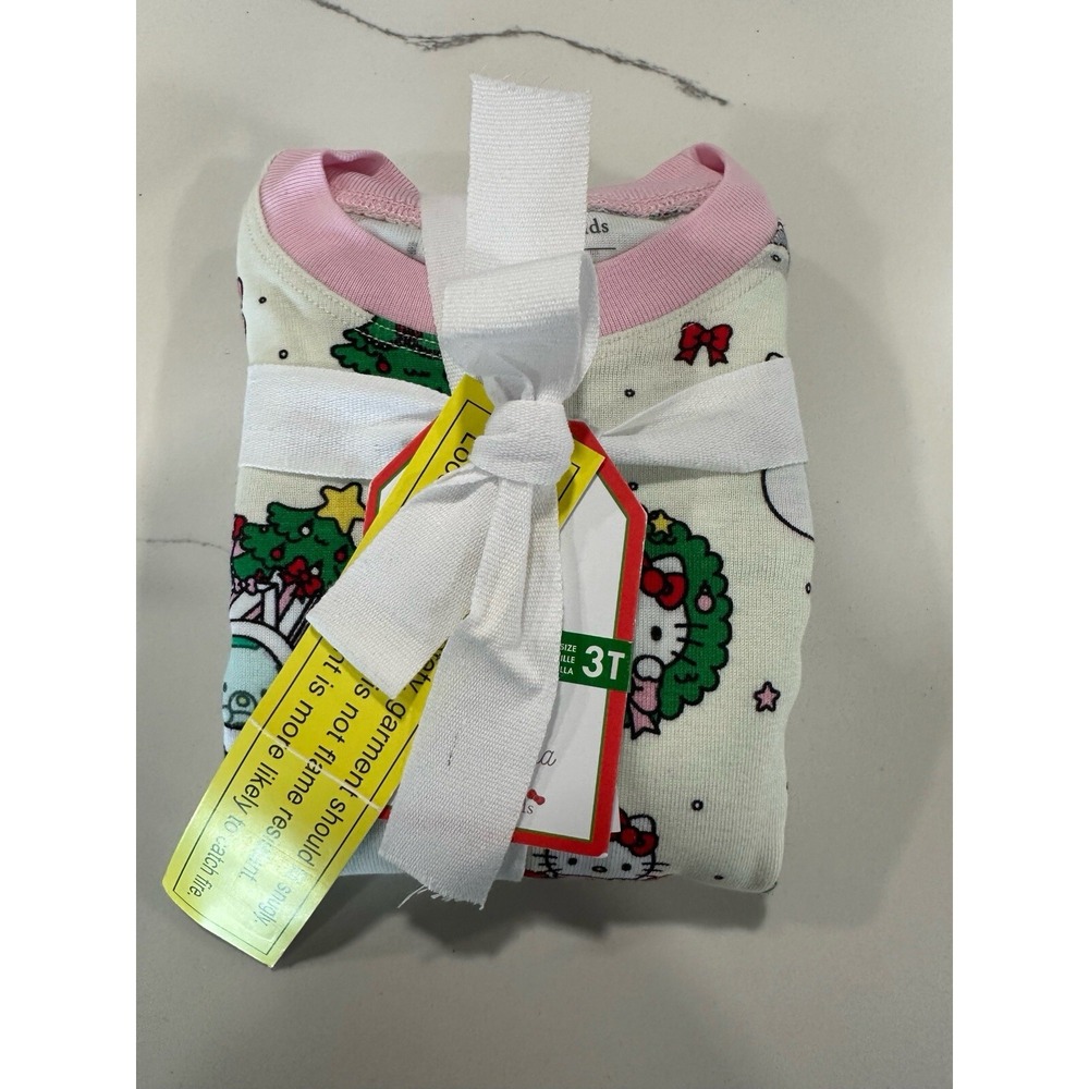 NWT Pottery Barn Kids‎ Hello Kitty Christmas Pajamas Set Sz 3T